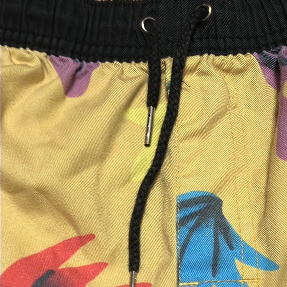 Swell Men's Yellow Patterned Drawstring Waist. So… - image 3